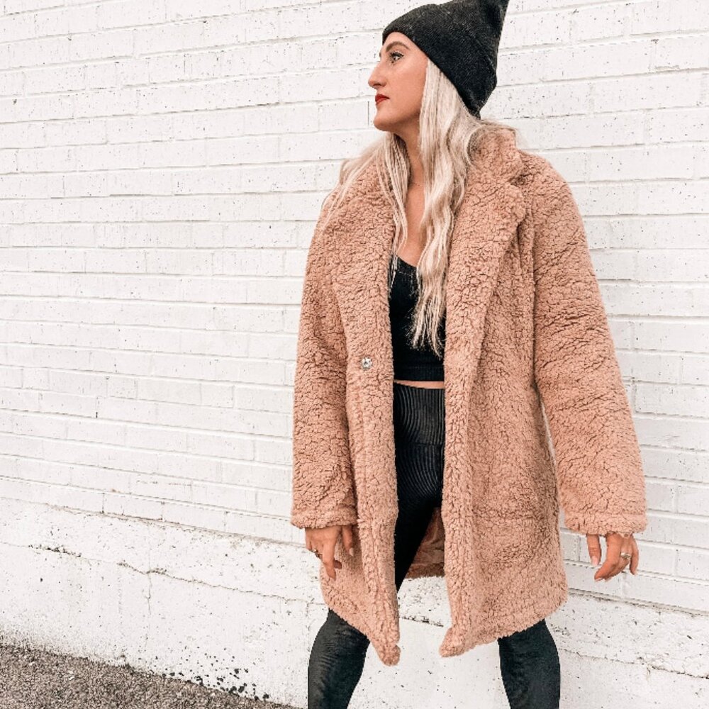 COPY - Teddy Bear Coat / Shearling Coat